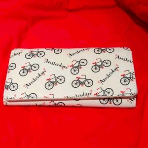 Primark Amsterdam bicycles themed wallet
